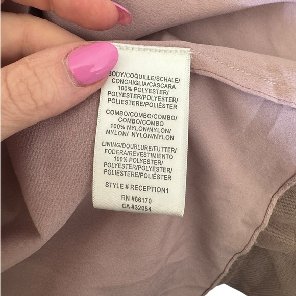 BHLDN - Avery Elegant Mauve Evening Gown Sz 10 - Picture 10 of 10